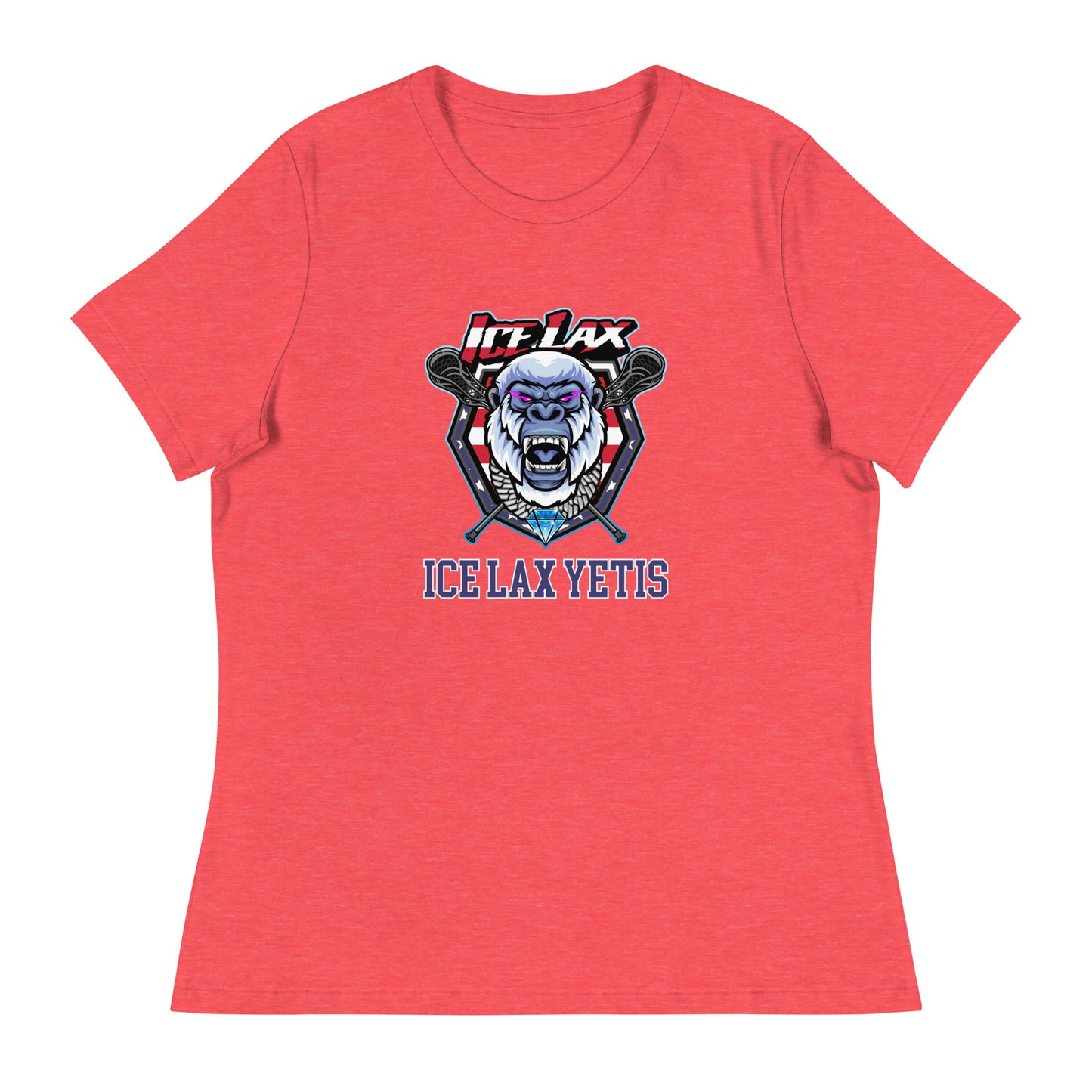 Women's ICE LAX Bella + Canvas Relaxed T-shirt