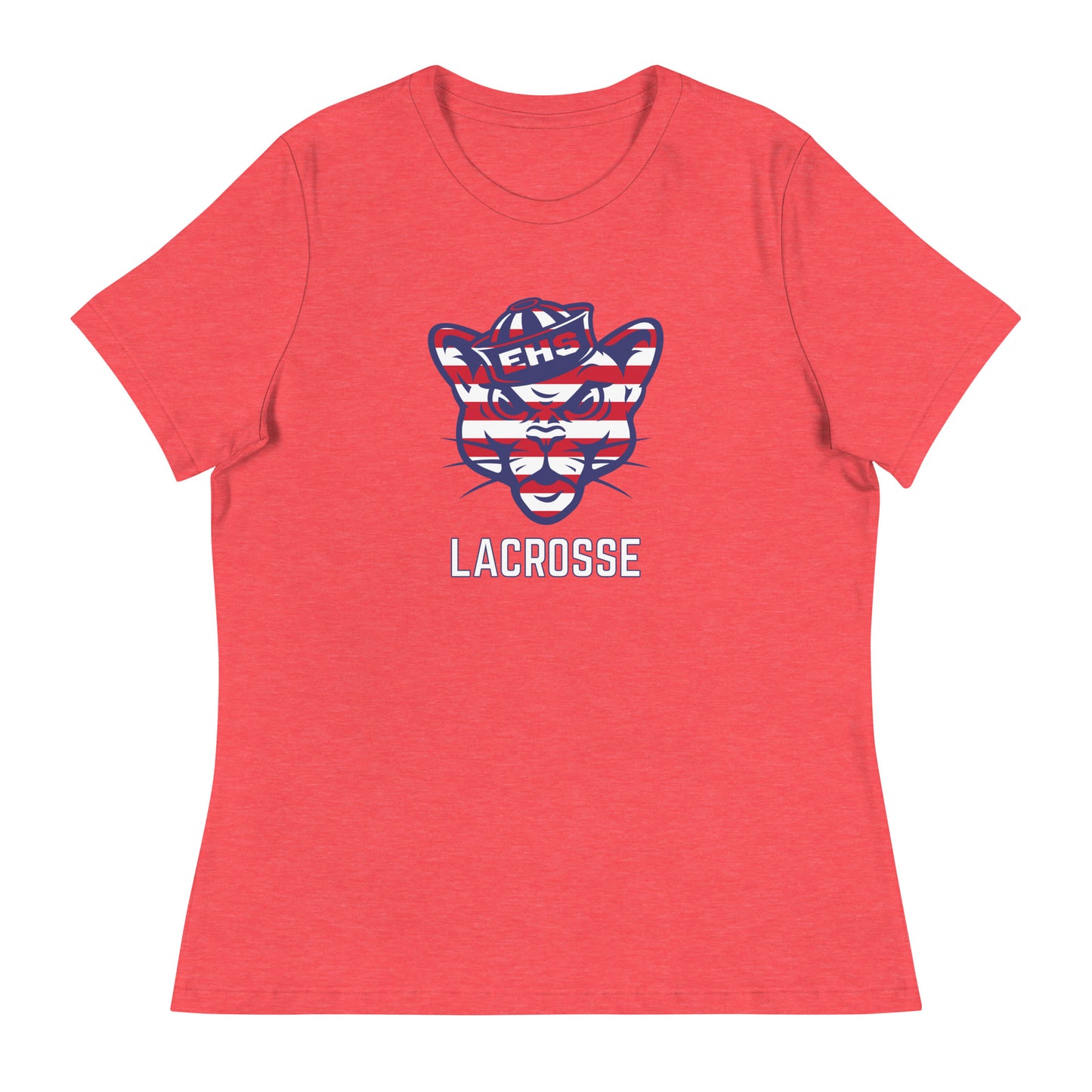 Women's Evergreen Lacrosse USA Bella + Canvas T-Shirt