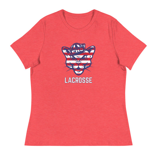 Women's Evergreen Lacrosse USA Bella + Canvas T-Shirt