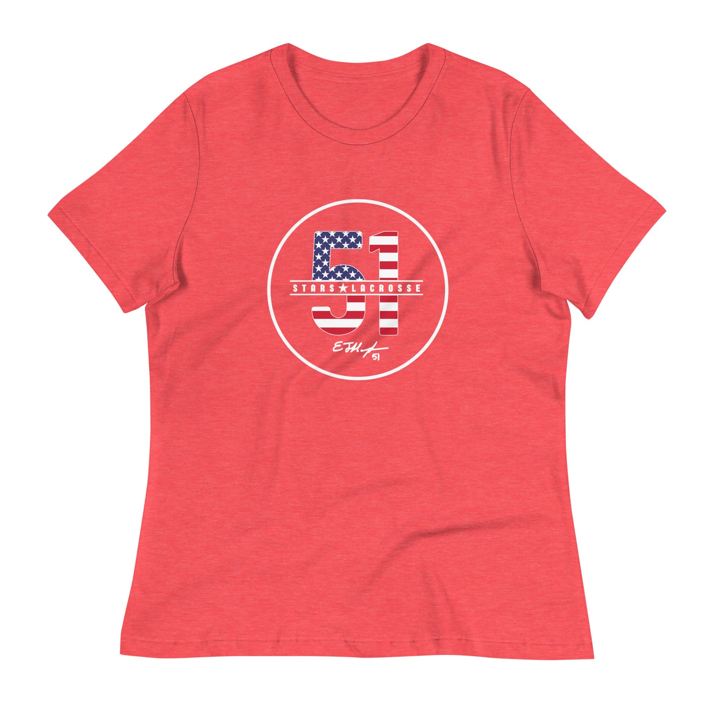 Women's 51 Stars Lacrosse Bella + Canvas T-Shirt