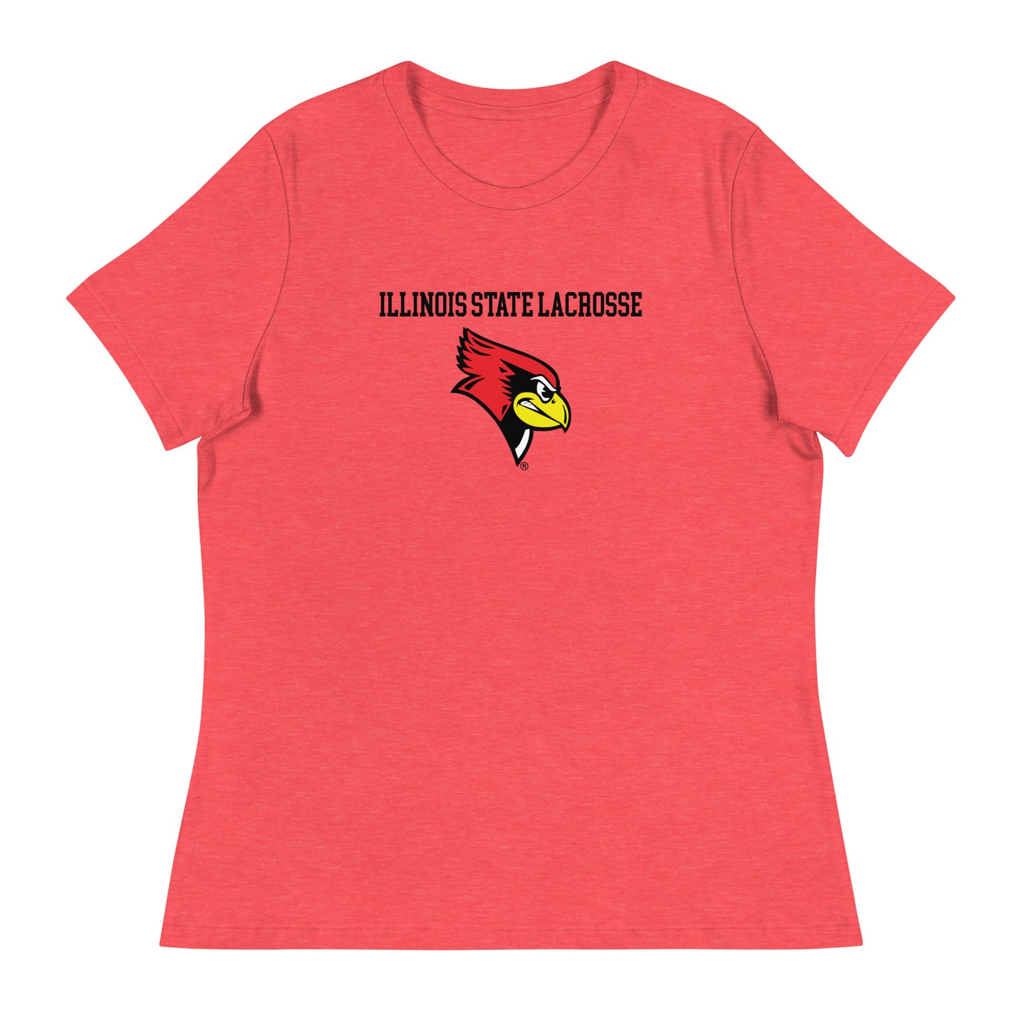 Women's ISU Lacrosse Bella + Canvas Relaxed T-Shirt