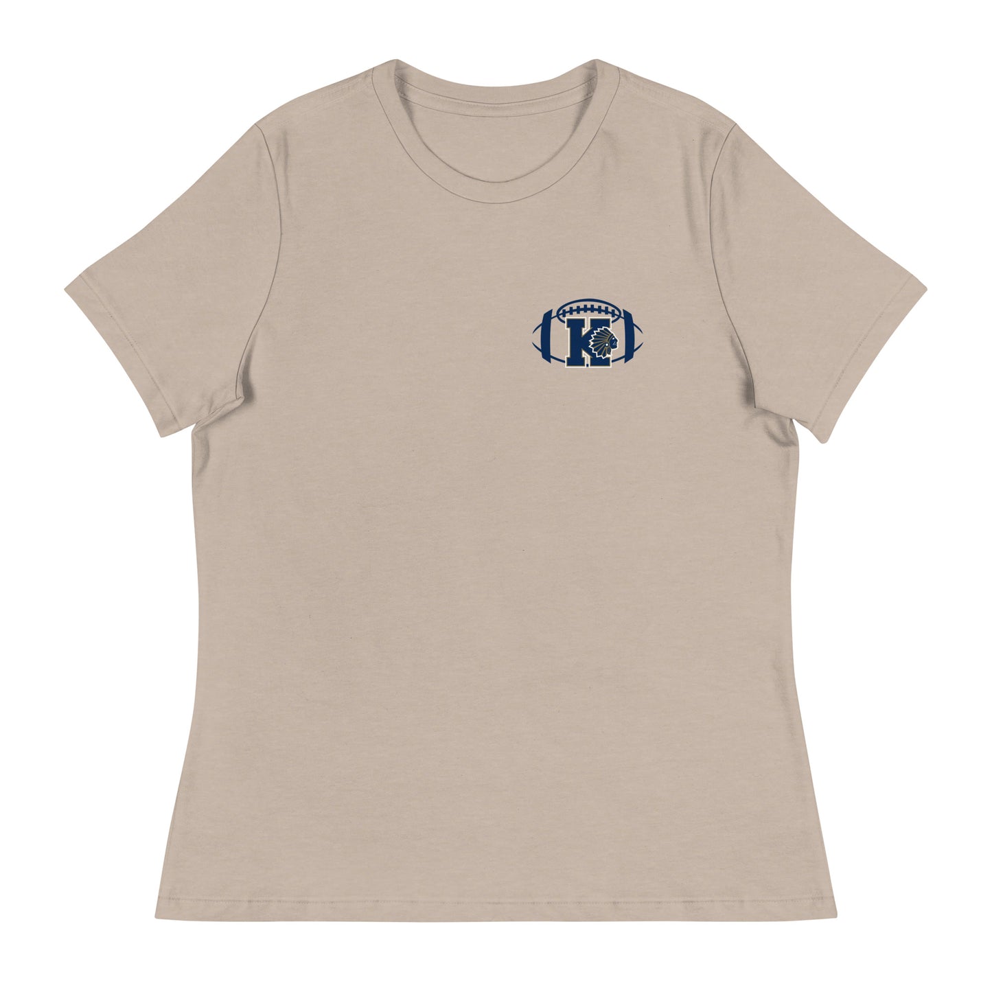 Women's Keller Football Bella + Canvas Relaxed T-Shirt