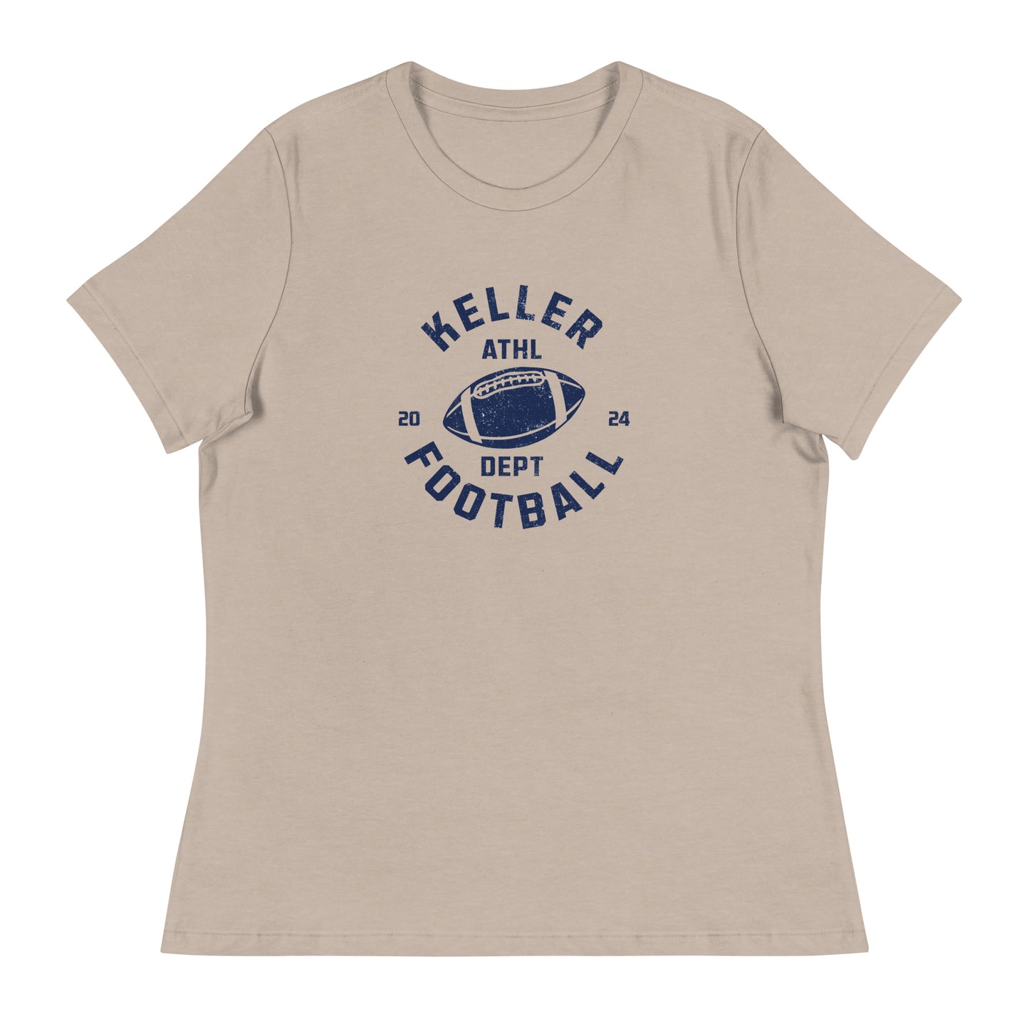 Women's Keller Football Bella + Canvas Relaxed T-Shirt