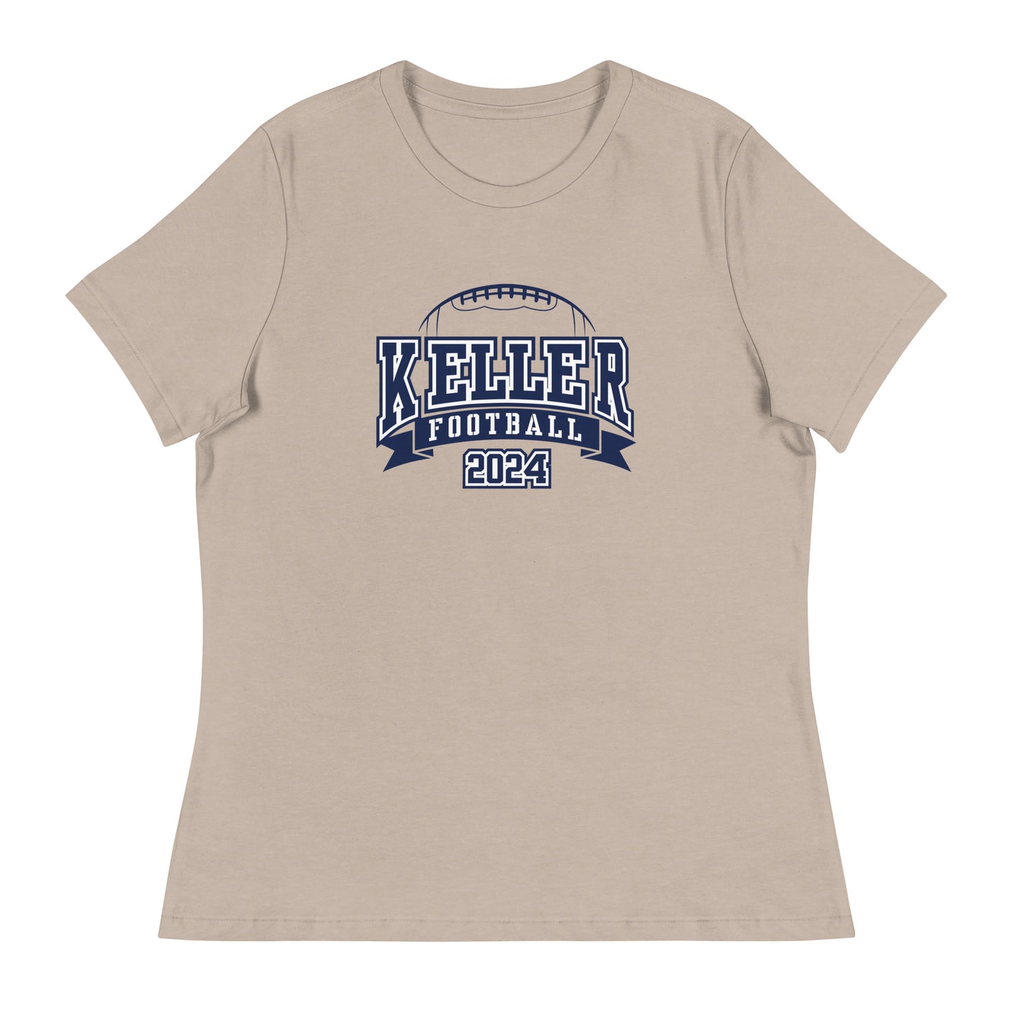 Women's Keller Football Bella + Canvas Relaxed T-Shirt