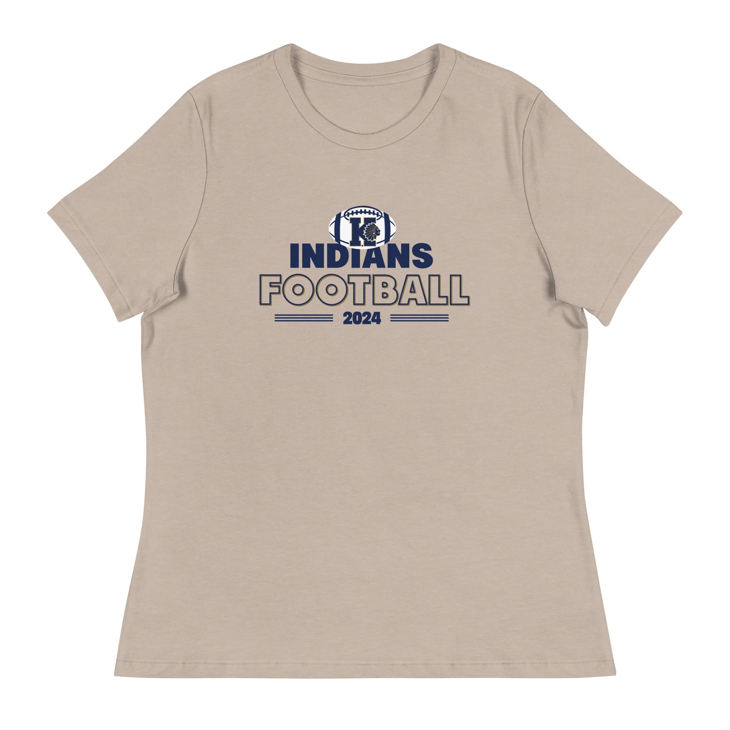 Women's Keller Football Bella + Canvas Relaxed T-Shirt