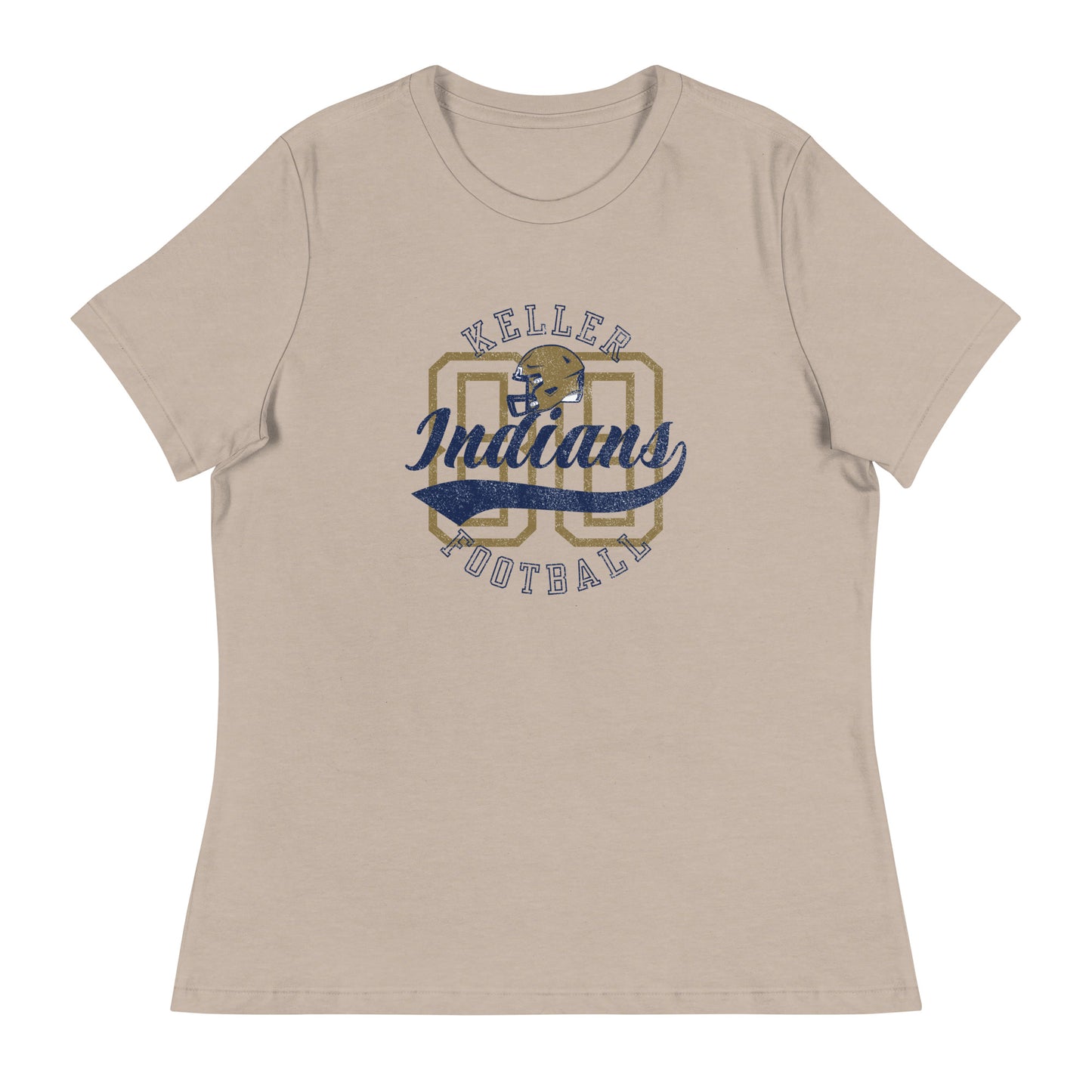 Women's Keller Football Bella + Canvas Relaxed T-Shirt