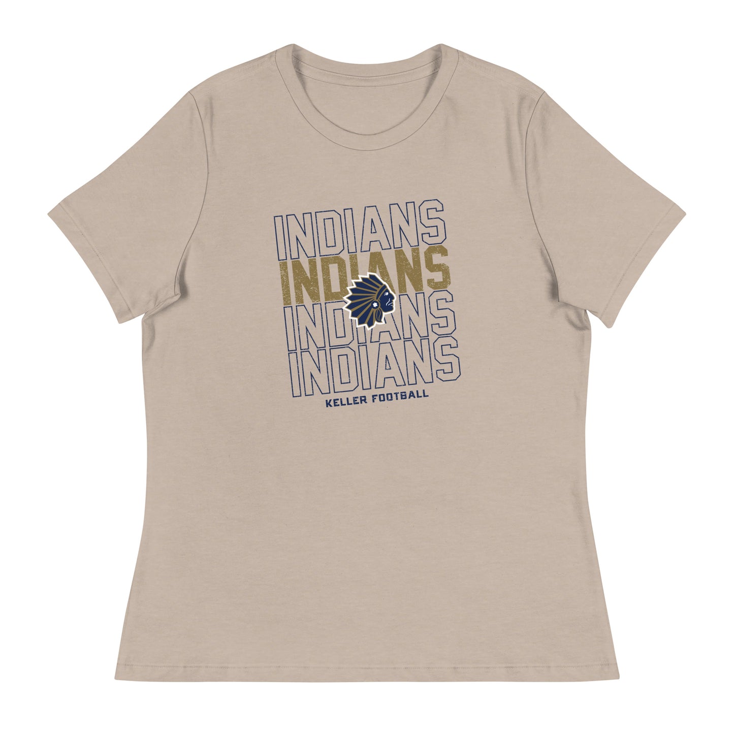Women's Keller Football Bella + Canvas Relaxed T-Shirt