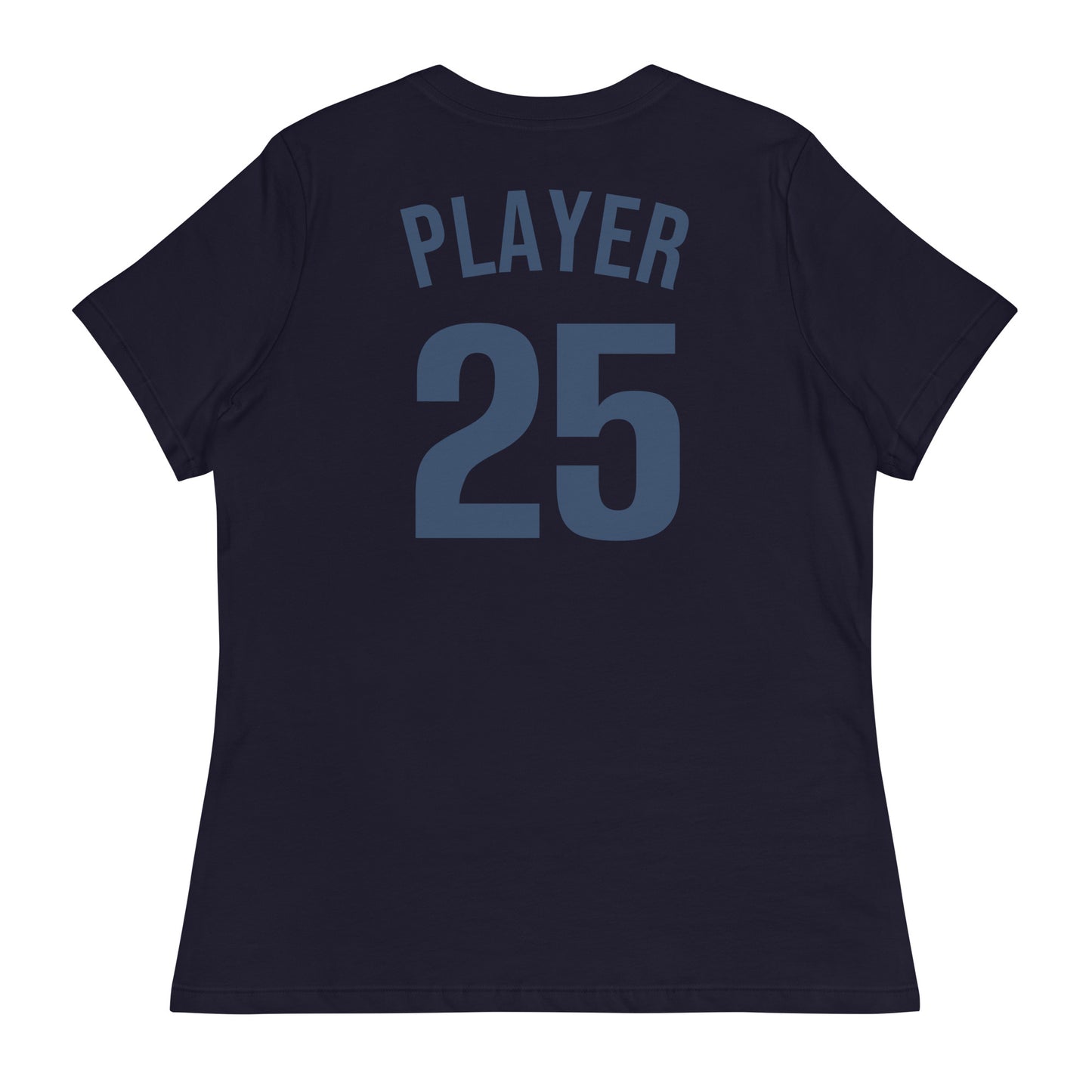 Women's Evergreen Cougars Lacrosse B+C Relaxed T-Shirt - Personalized