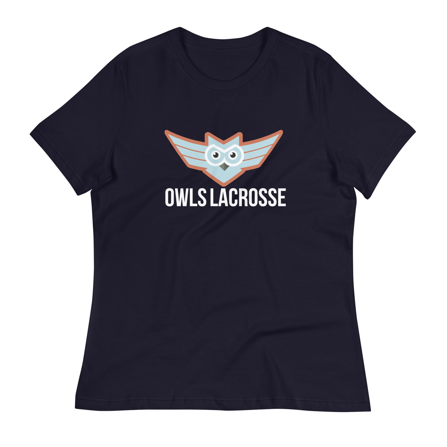 Women's OWLS Lacrosse Bella + Canvas Relaxed Tee