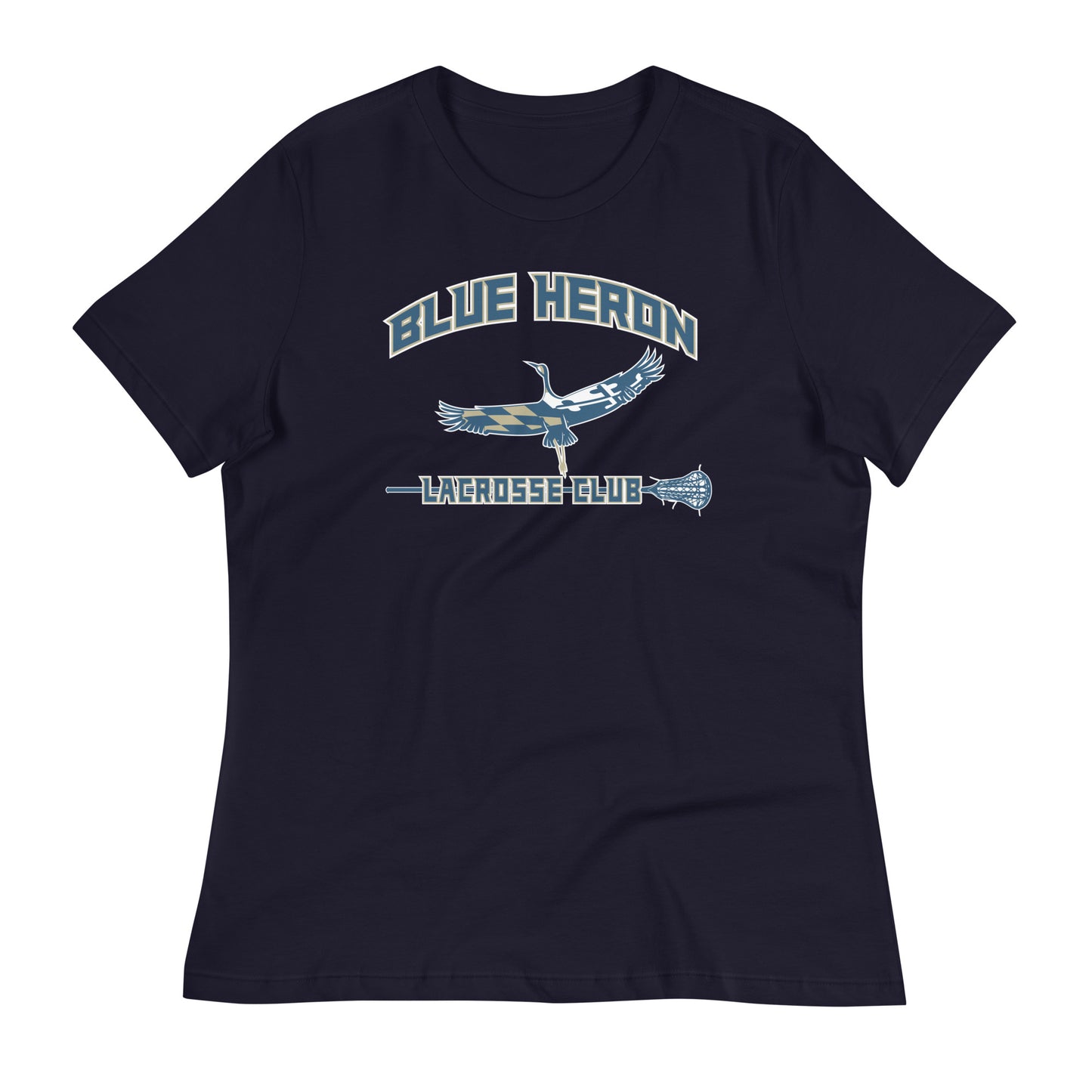 Women's Blue Heron Lacrosse Bella + Canvas T-Shirt