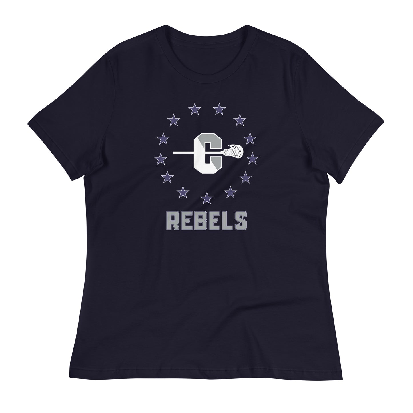 Women's Rebel Lax Bella + Canvas T-Shirt