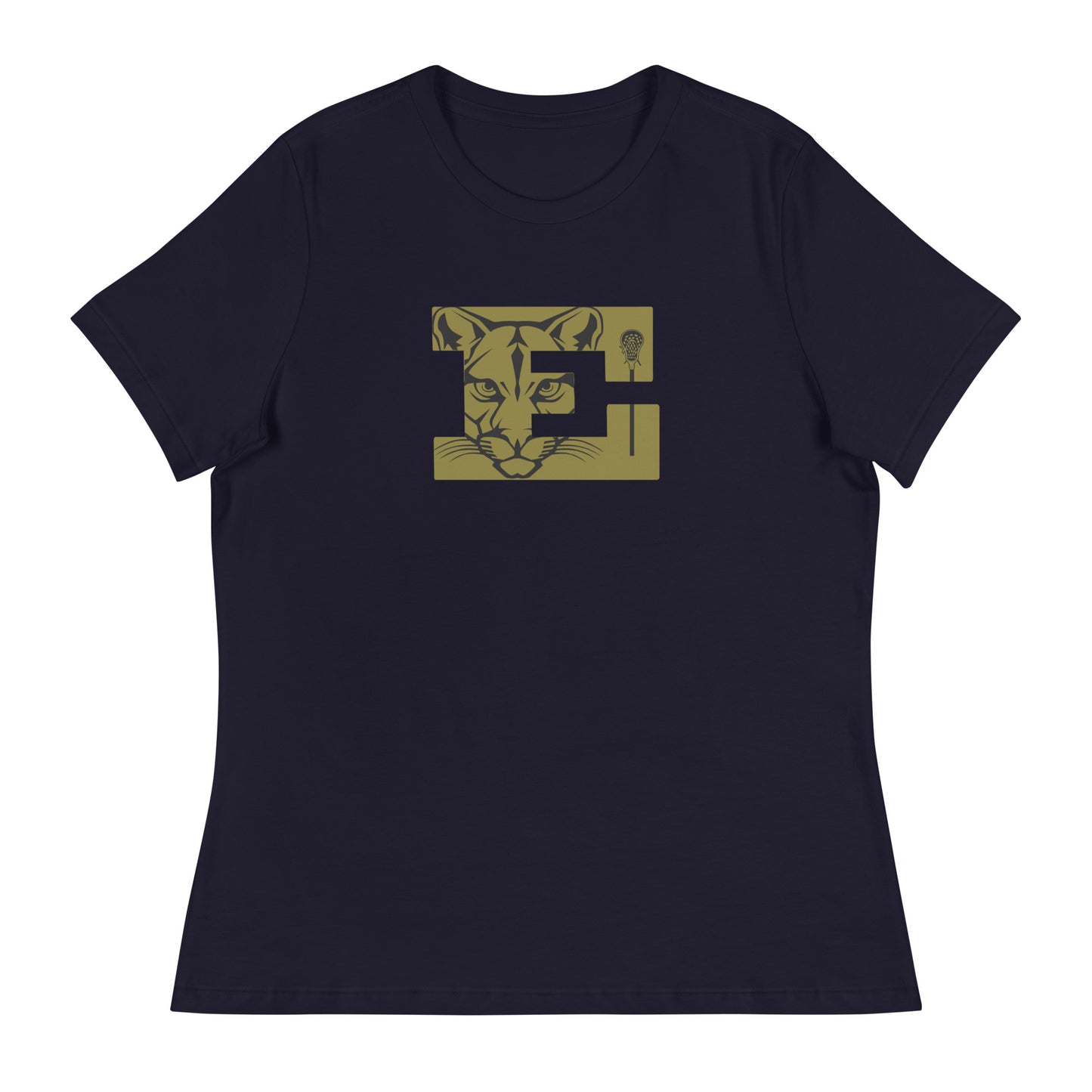 Women's Evergreen High School Lacrosse Bella + Canvas Relaxed T-shirt