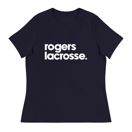 Women's Rogers Lacrosse Bella + Canvas Relaxed T-shirt