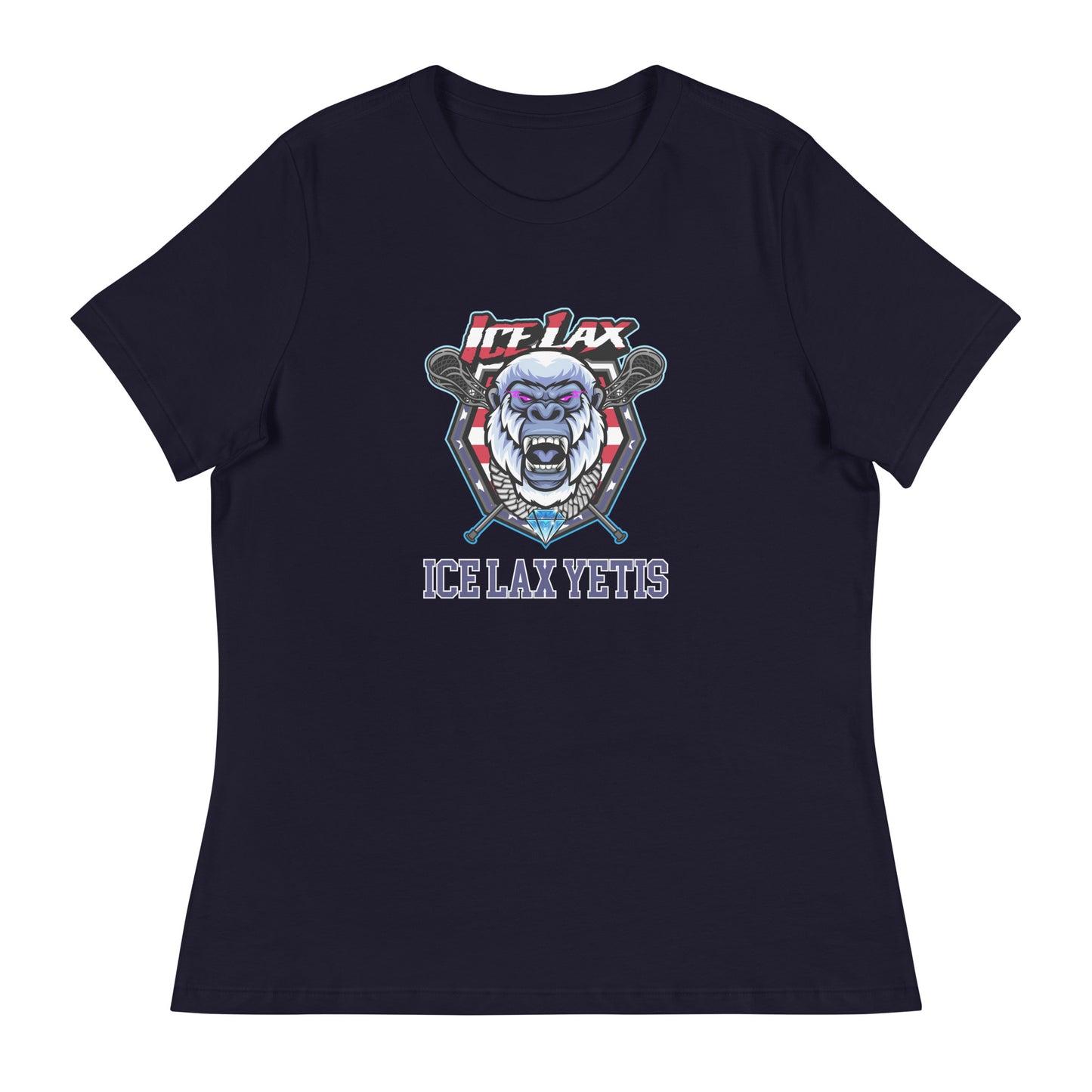 Women's ICE LAX Bella + Canvas Relaxed T-shirt