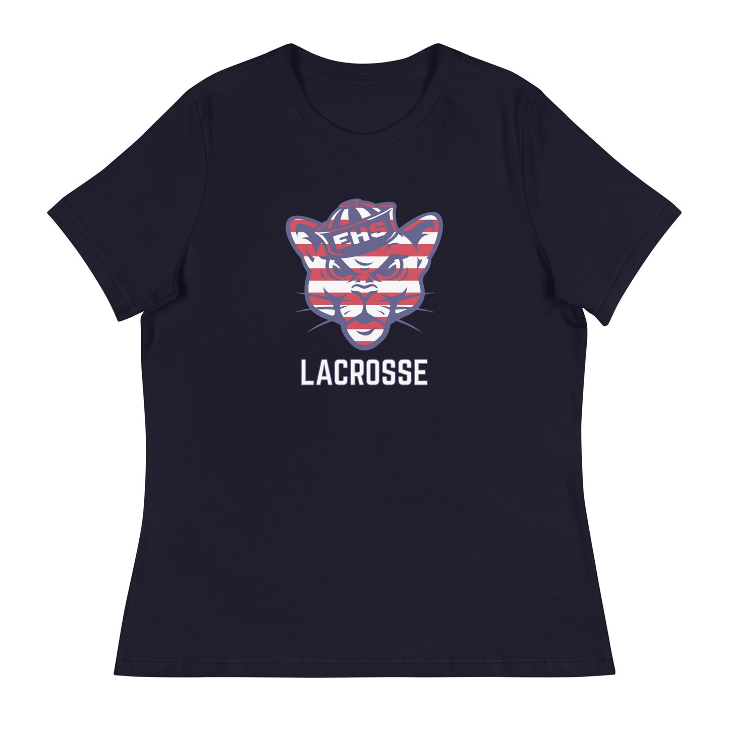 Women's Evergreen Lacrosse USA Bella + Canvas T-Shirt