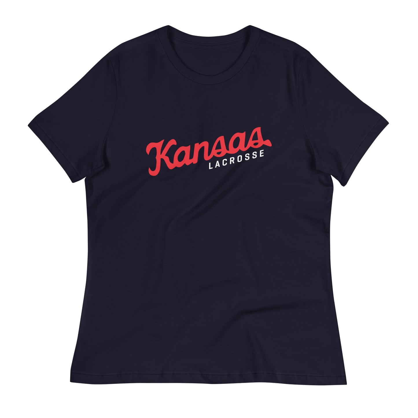 Women's KU Club Lacrosse Bella + Canvas Relaxed T-shirt