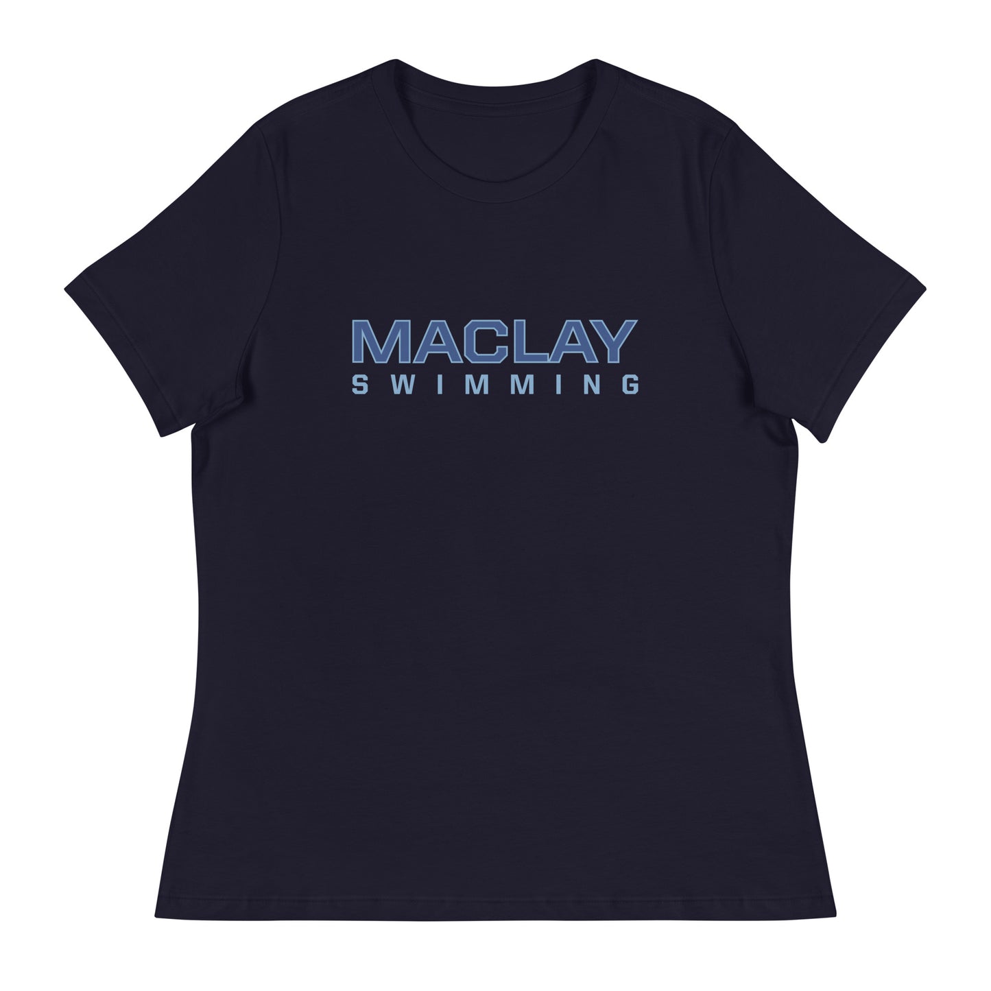 Women's Maclay Swimming Bella + Canvas Relaxed T-shirt