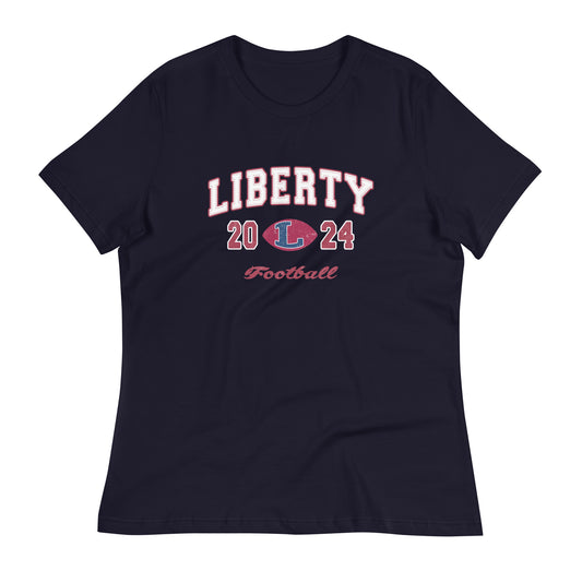 Women's Liberty Football Bella + Canvas Relaxed T-Shirt