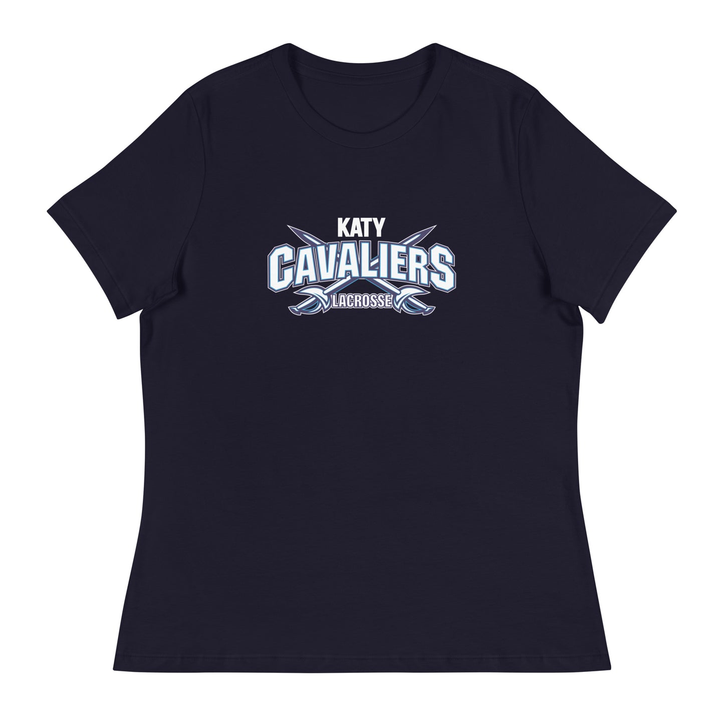 Women's Katy Cavaliers Lacrosse Bella + Canvas Relaxed T-Shirt
