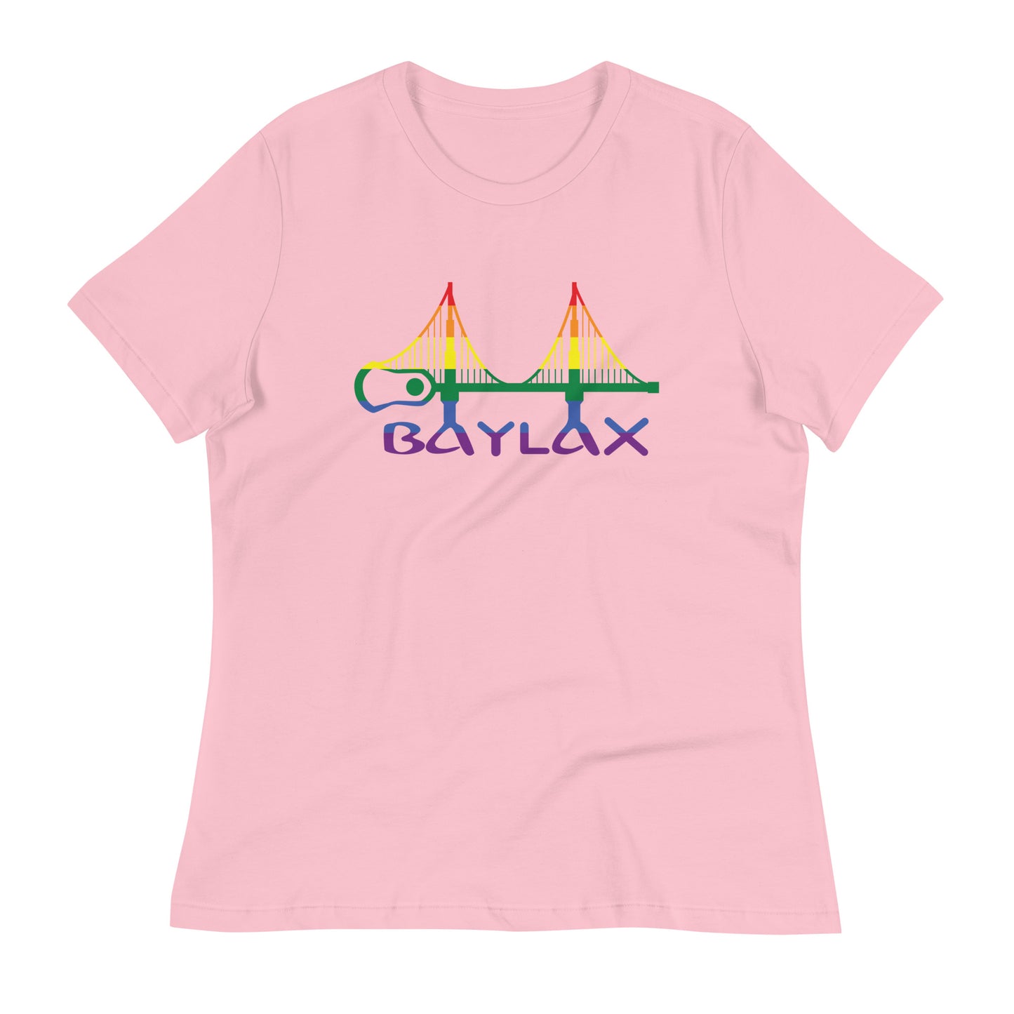 Women's BayLax Pride Bella + Canvas Tee