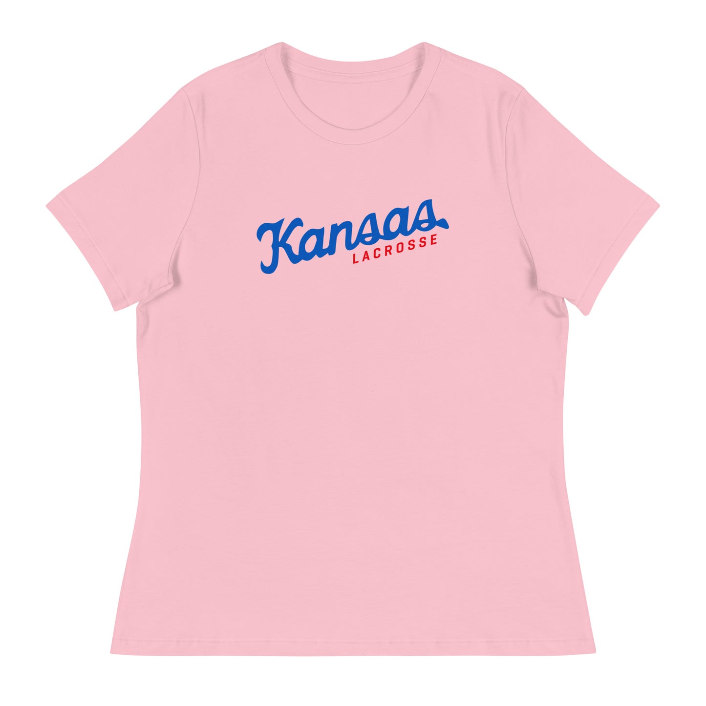 Women's KU Club Lacrosse Bella + Canvas Relaxed T-shirt