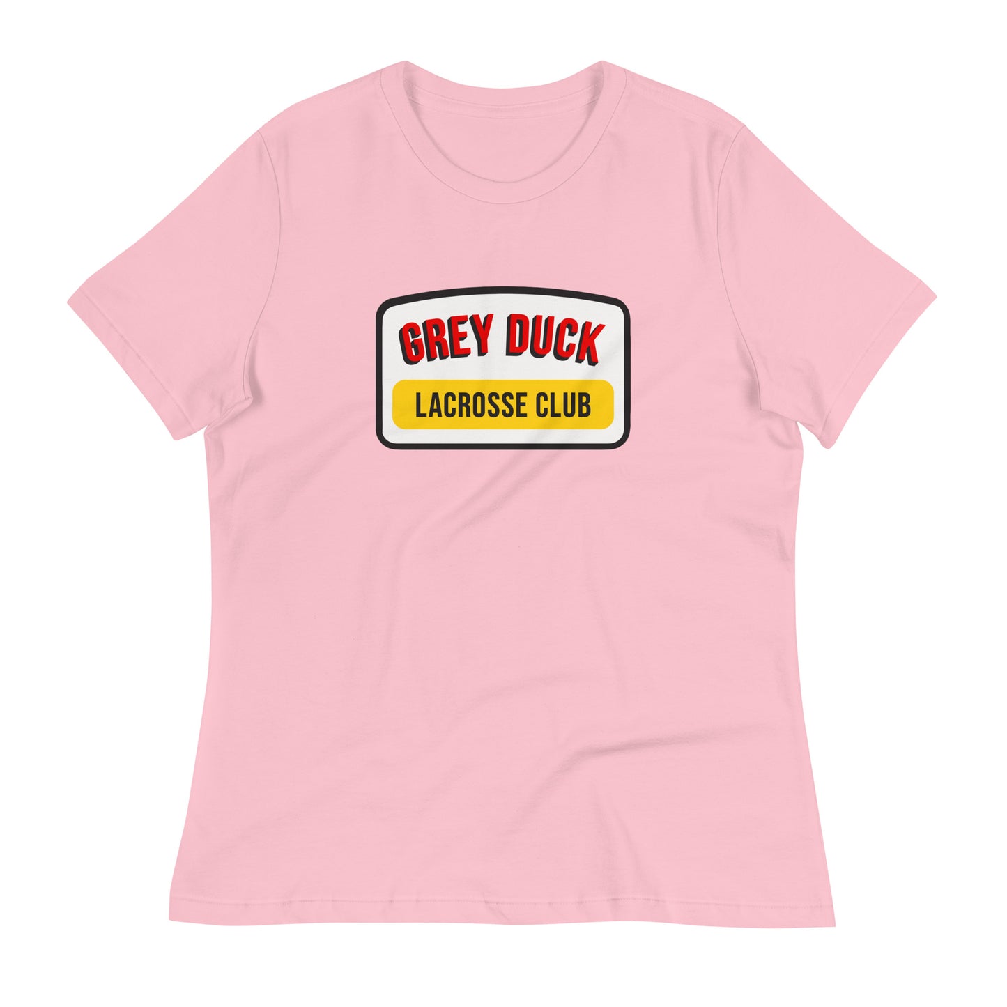 Women's Grey Duck Lacrosse Bella + Canvas Relaxed T-shirt