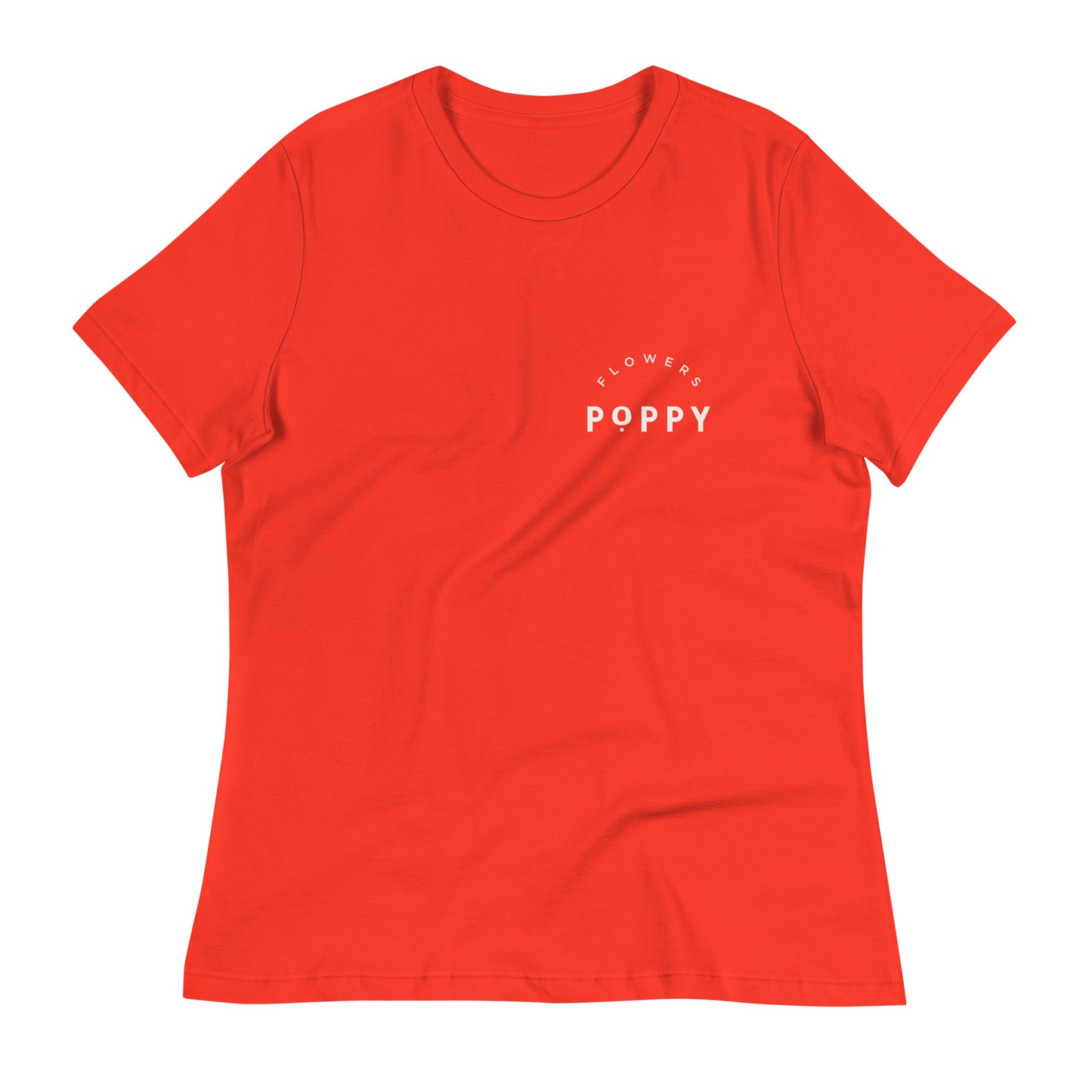 Women's Poppy Flowers Bella + Canvas T-Shirt
