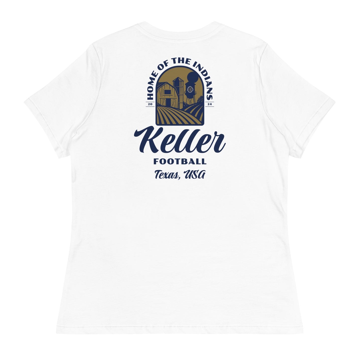 Women's Keller Football Bella + Canvas Relaxed T-Shirt