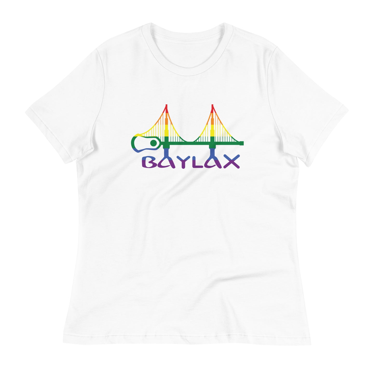 Women's BayLax Pride Bella + Canvas Tee