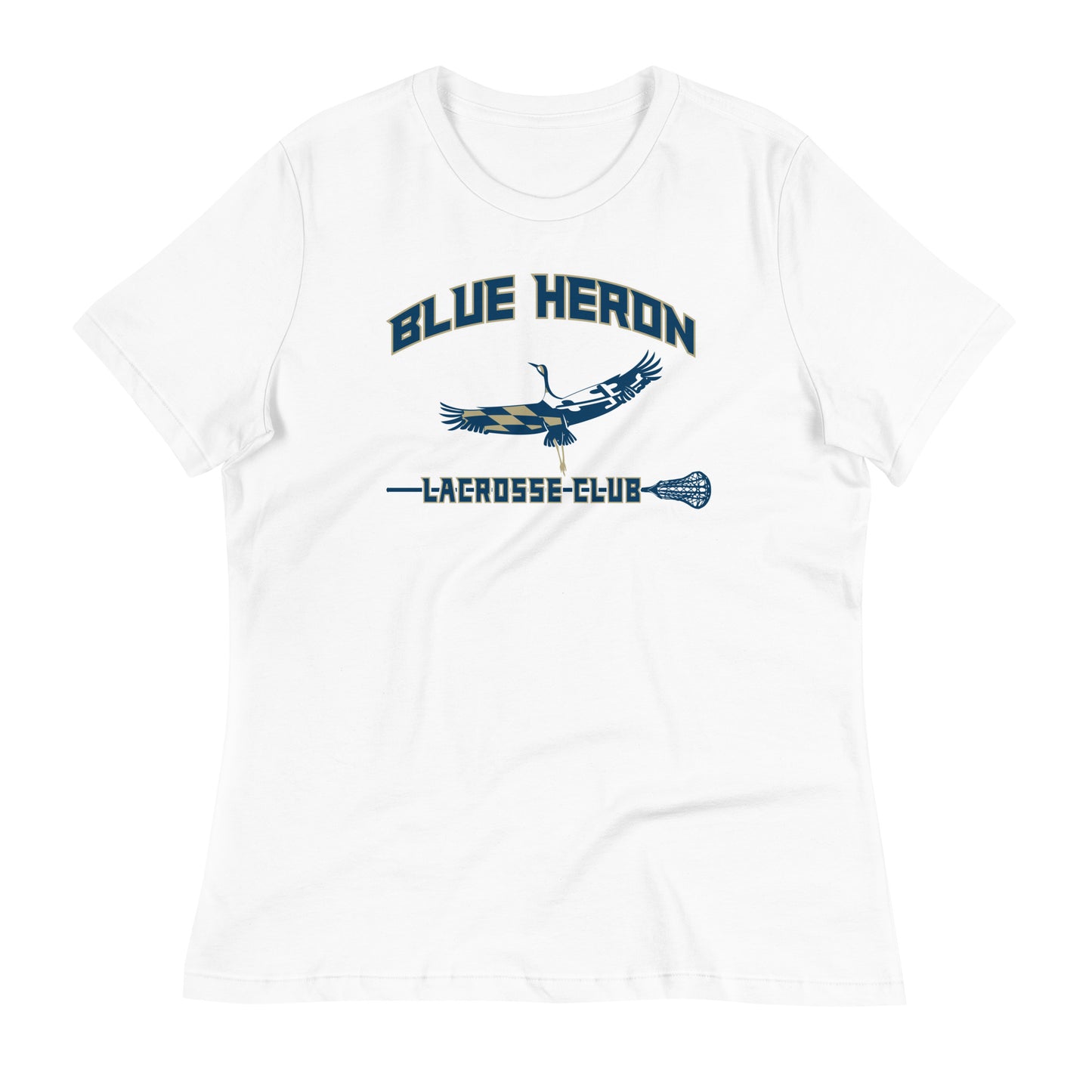 Women's Blue Heron Lacrosse Bella + Canvas T-Shirt