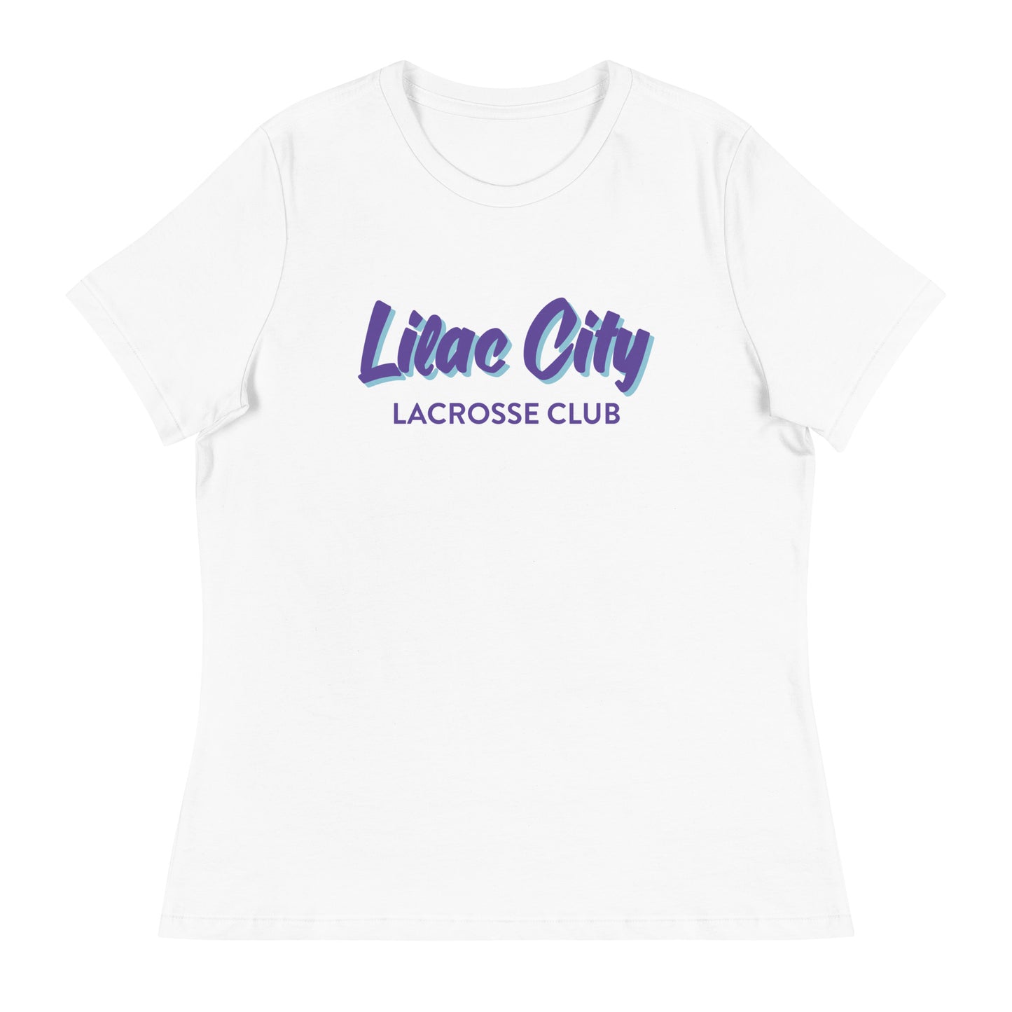 Women's Lilac City Lacrosse Bella + Canvas Relaxed T-Shirt