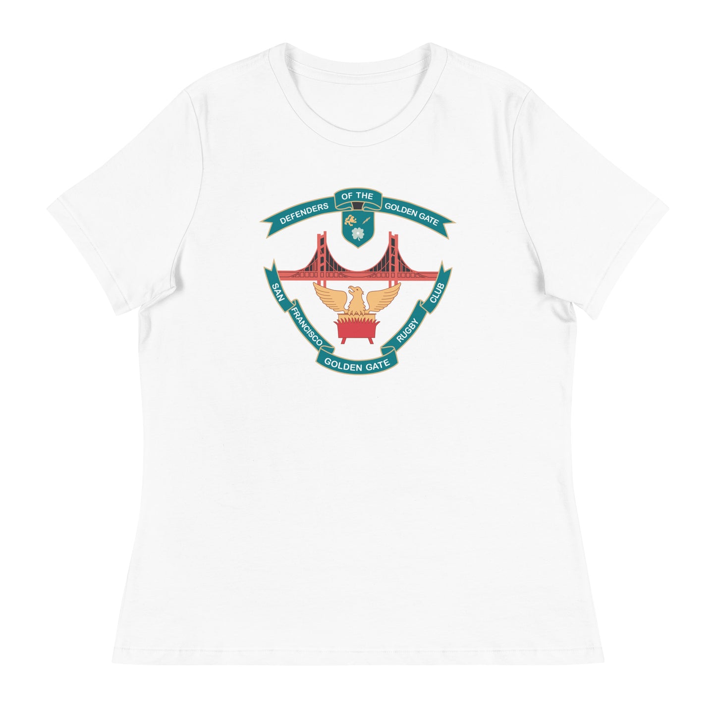 Women's SFGG Rugby  Bella + Canvas Relaxed T-shirt
