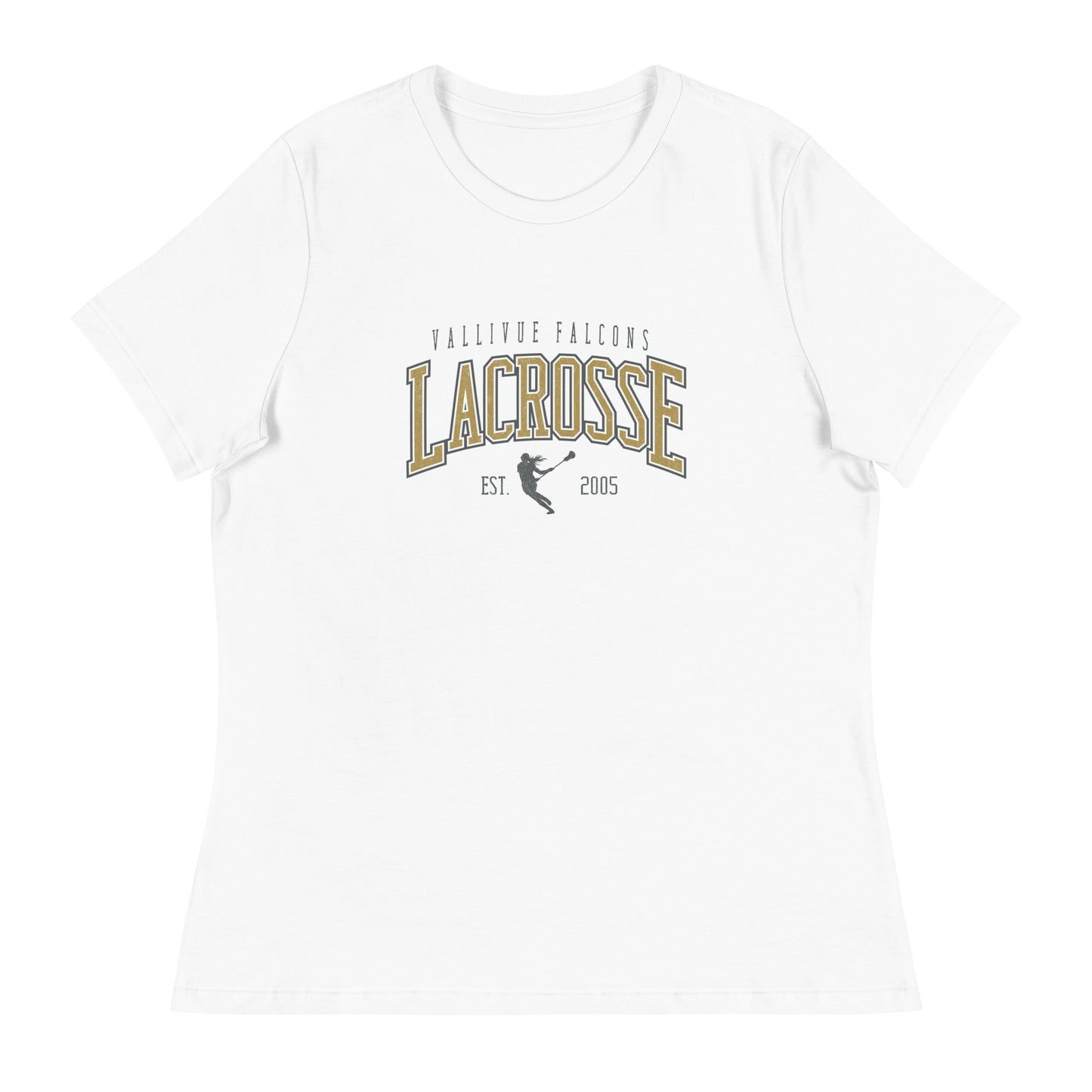 Women's Vallivue Lacrosse Bella + Canvas Relaxed T-shirt