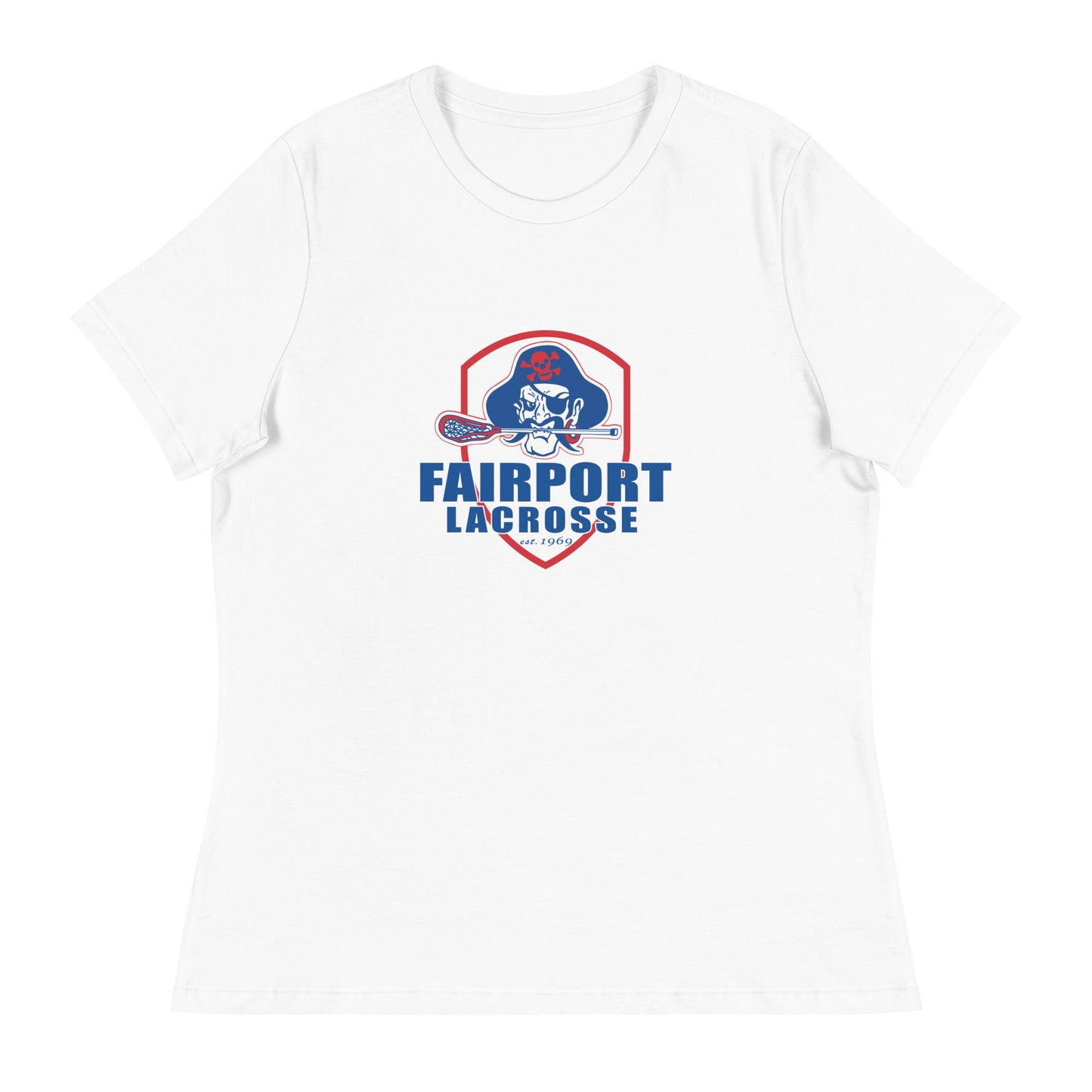 Women's Fairport Youth Lacrosse Bella + Canvas Relaxed T-shirt