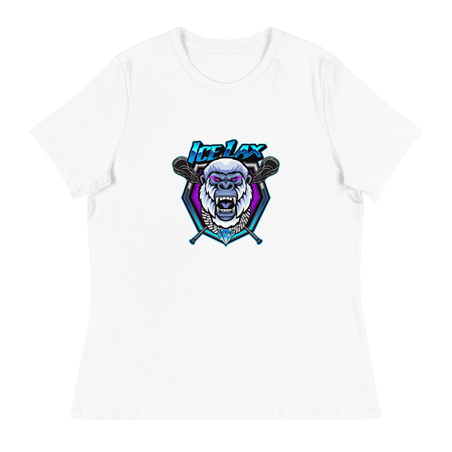 Women's ICE LAX Bella + Canvas Relaxed T-shirt