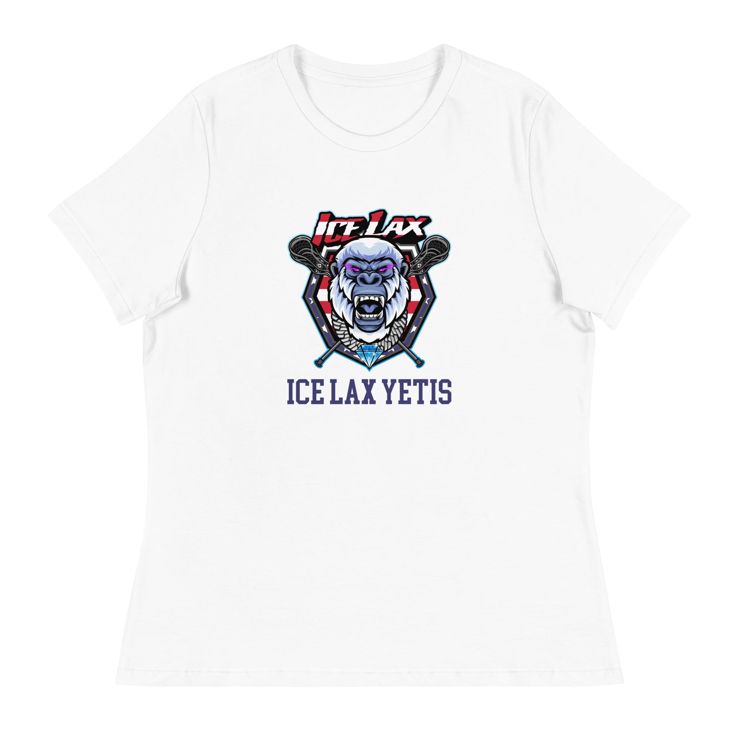 Women's ICE LAX Bella + Canvas Relaxed T-shirt