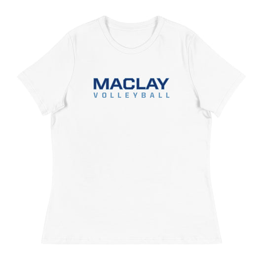 Women's Maclay Volleyball Bella + Canvas Relaxed T-shirt