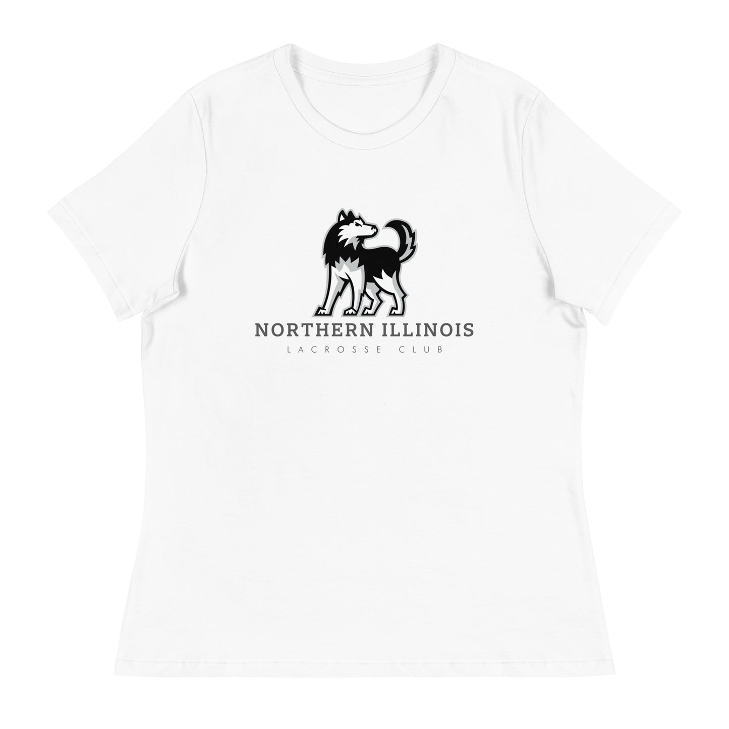 Women's NIU Lacrosse Bella + Canvas Relaxed T-shirt