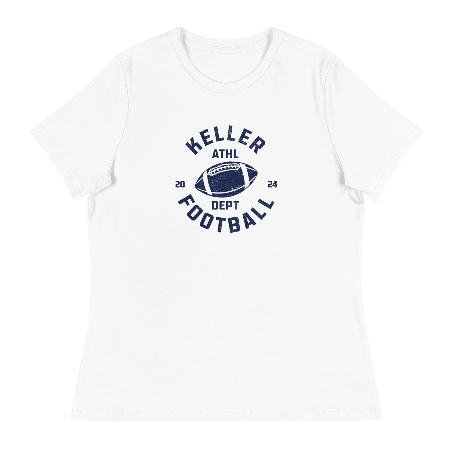 Women's Keller Football Bella + Canvas Relaxed T-Shirt