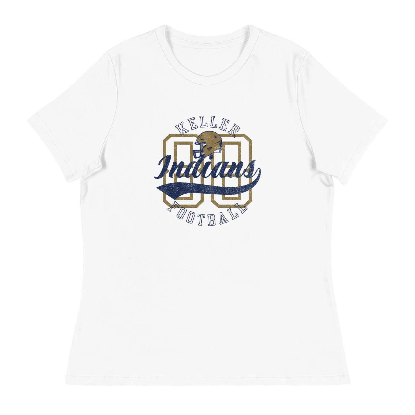 Women's Keller Football Bella + Canvas Relaxed T-Shirt