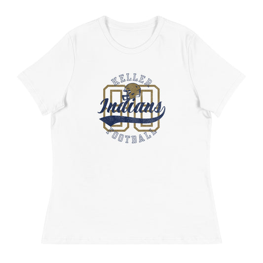 Women's Keller Football Bella + Canvas Relaxed T-Shirt