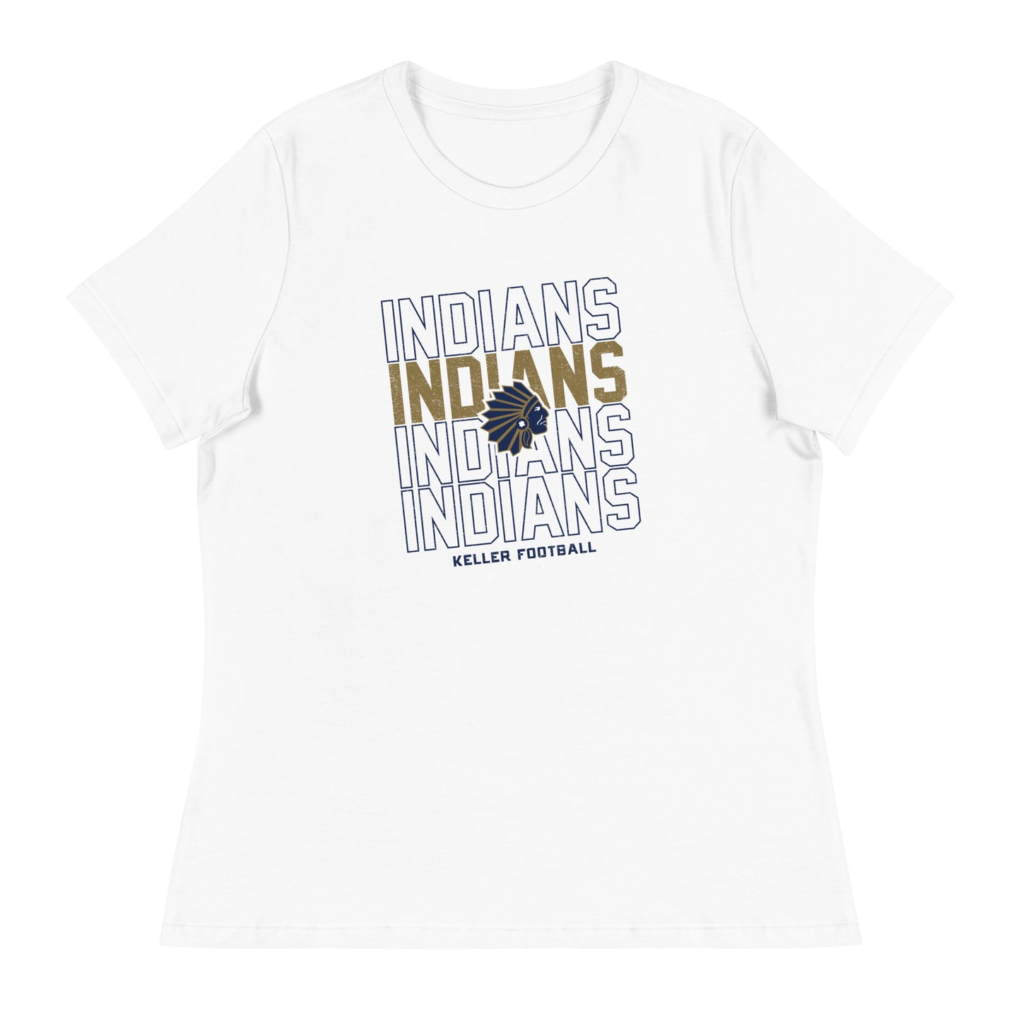 Women's Keller Football Bella + Canvas Relaxed T-Shirt
