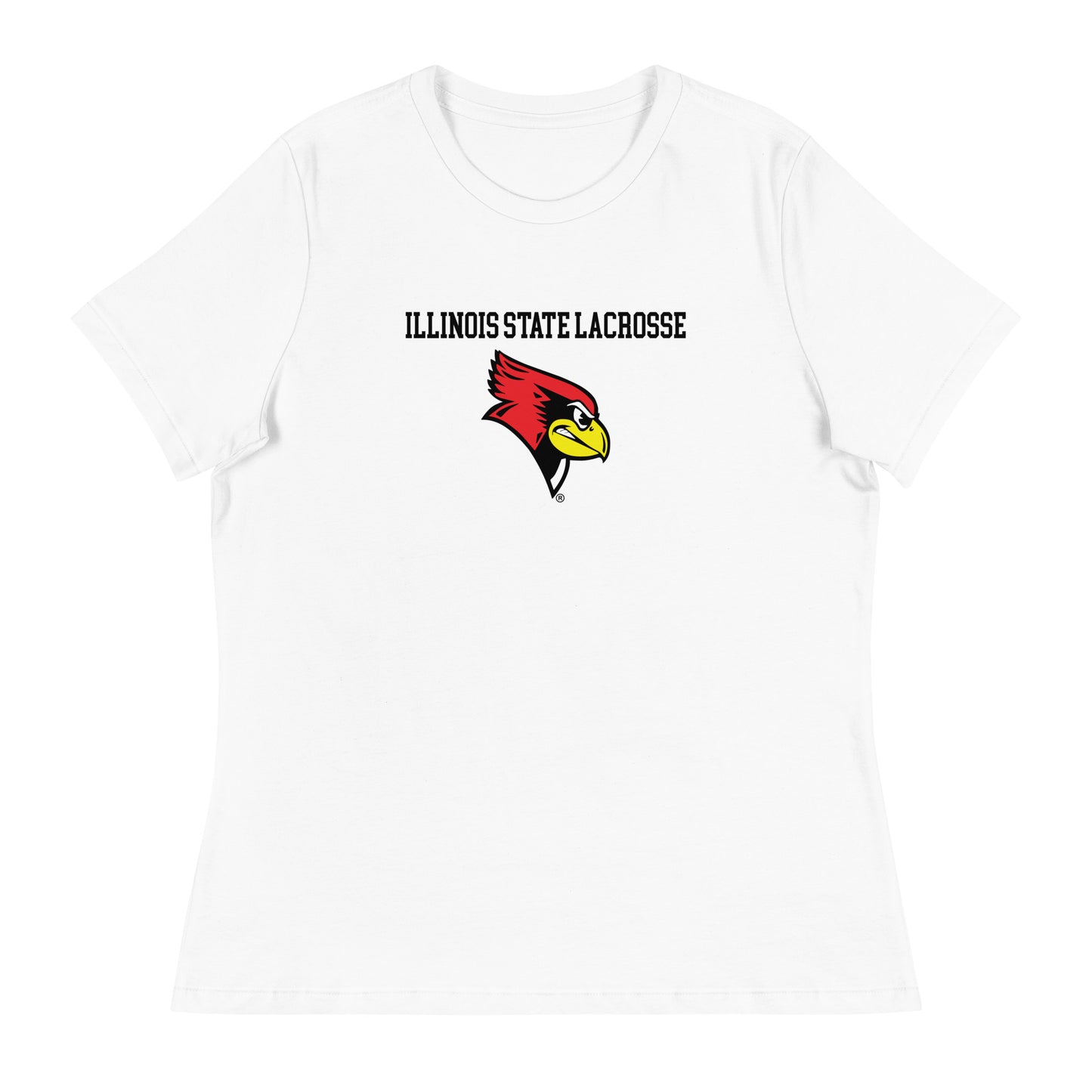 Women's ISU Lacrosse Bella + Canvas Relaxed T-Shirt