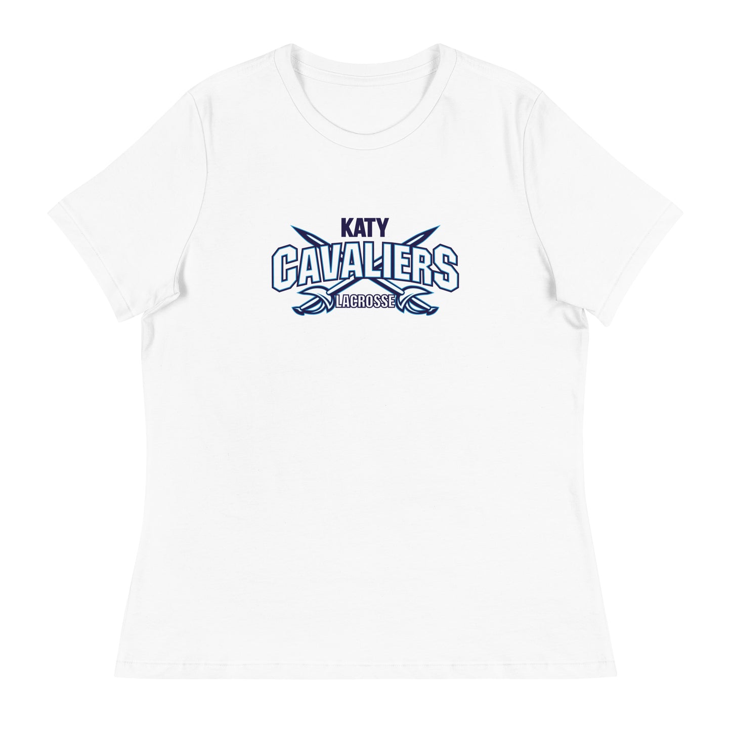 Women's Katy Cavaliers Lacrosse Bella + Canvas Relaxed T-Shirt