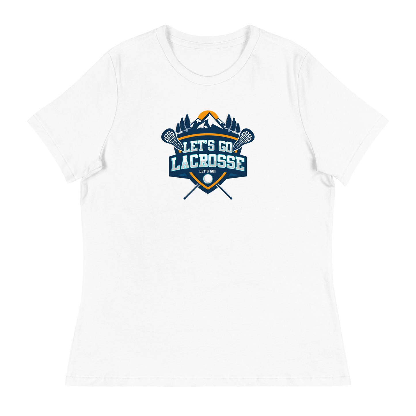 Women's Let's Go Lacrosse Bella + Canvas Relaxed T-shirt