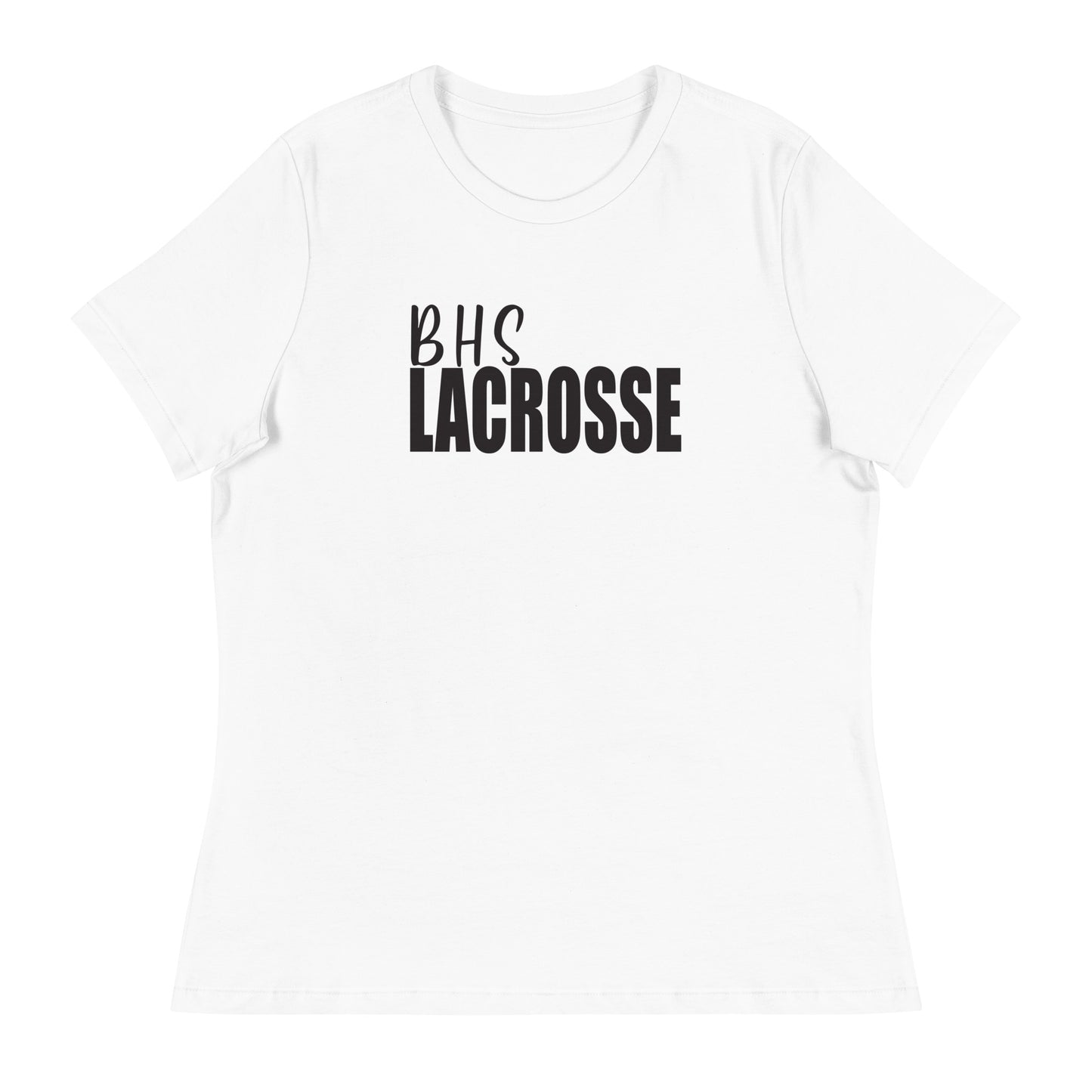 Women's Bartlett HS Lacrosse Bella + Canvas Relaxed T-shirt