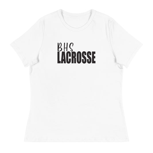 Women's Bartlett HS Lacrosse Bella + Canvas Relaxed T-shirt
