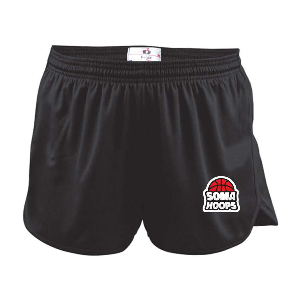 SOMA Hoops Girls Track Short — Black