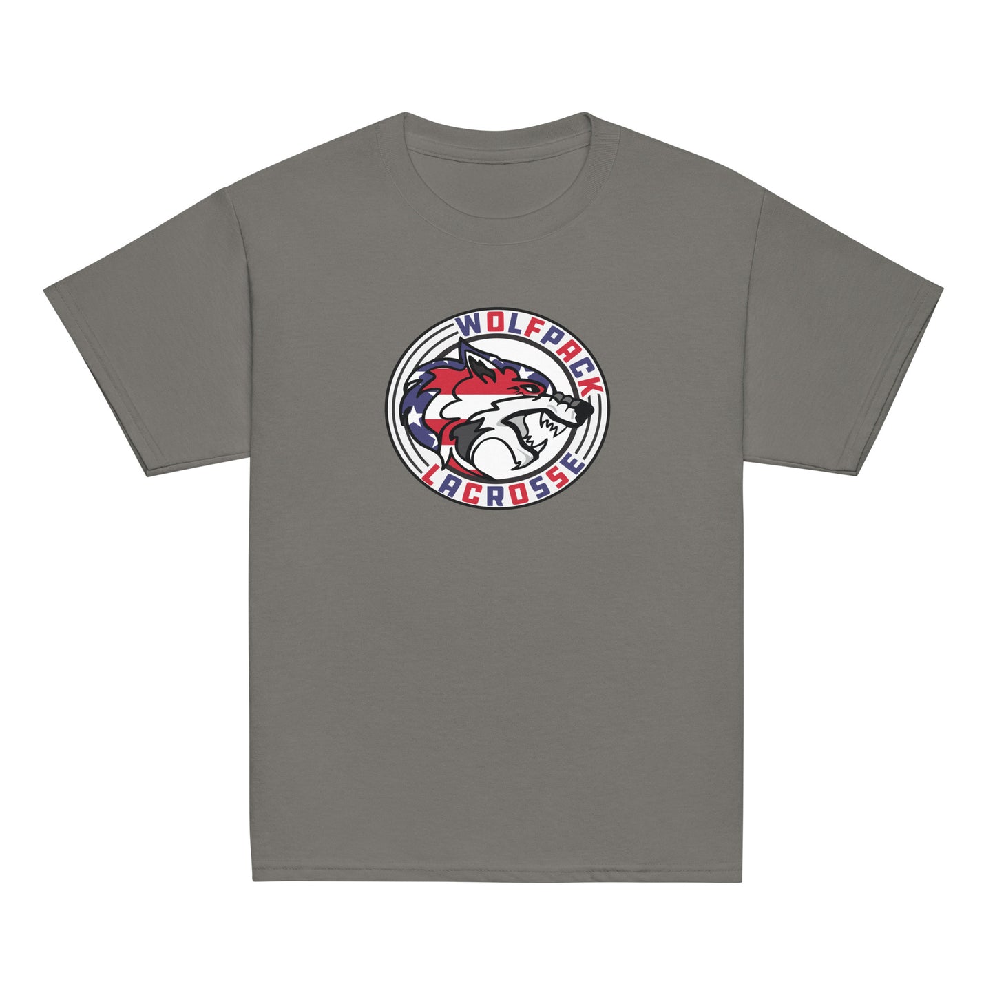 Youth Wolfpack Lacrosse Gildan Cotton T-Shirt