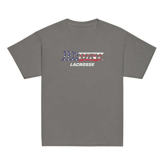 Youth Drury Lacrosse Gildan Cotton T-Shirt